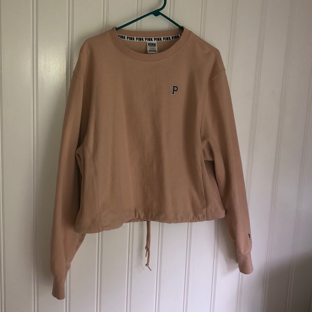 victoria’s secret PINK cropped sweatshirt